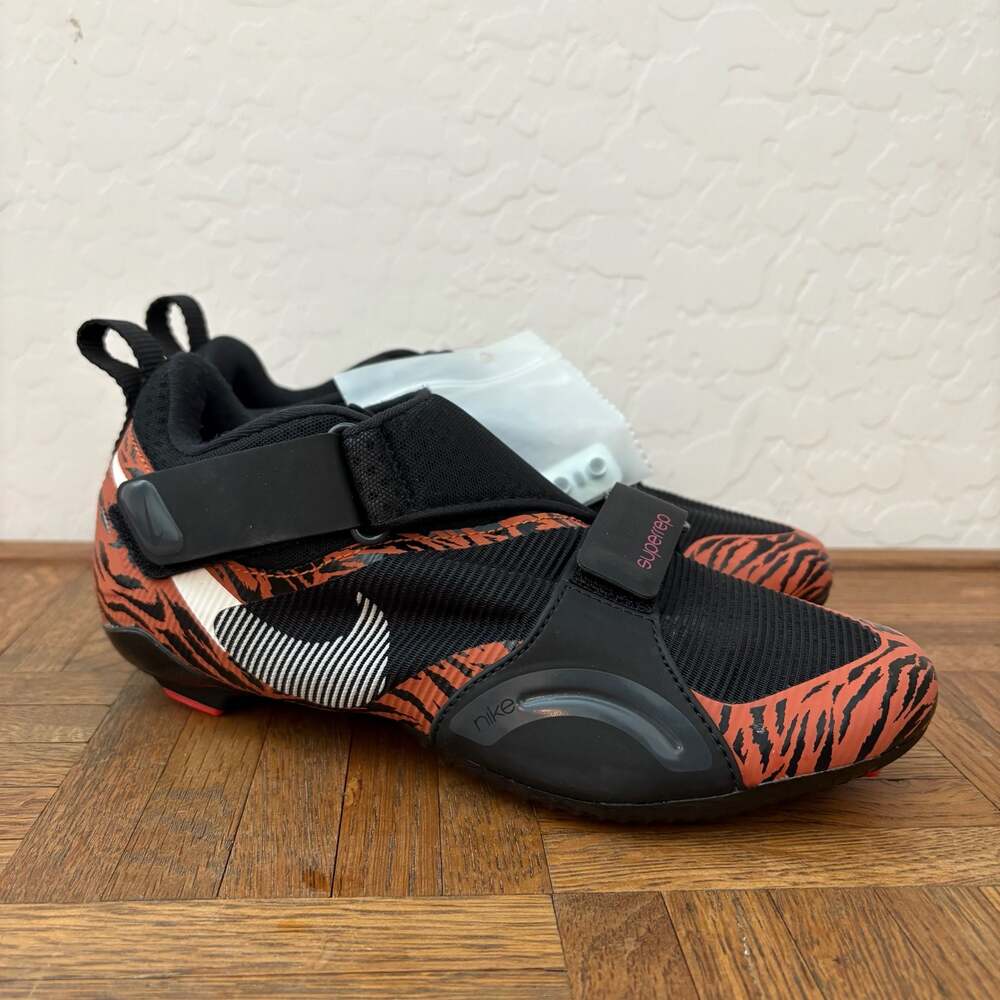 Nike SuperRep Cycle Women's Indoor Cycling Shoes Tiger Print Size 7.5